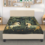 Horse Themed, breathable and light weight blanket with shams quilted on both sides. Horse & animal Lover Gift