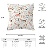 Meadow Hooves Throw Pillow Covers
