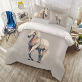 Duvet Set - Grey and Cream