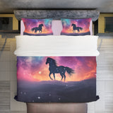 Duvet Set - Horse and Cosmos