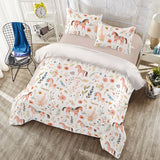 Duvet Set - Cute Horse Floral