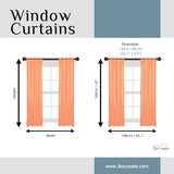 Misty Flair - Light-shielding Window Curtain (Hook Type)