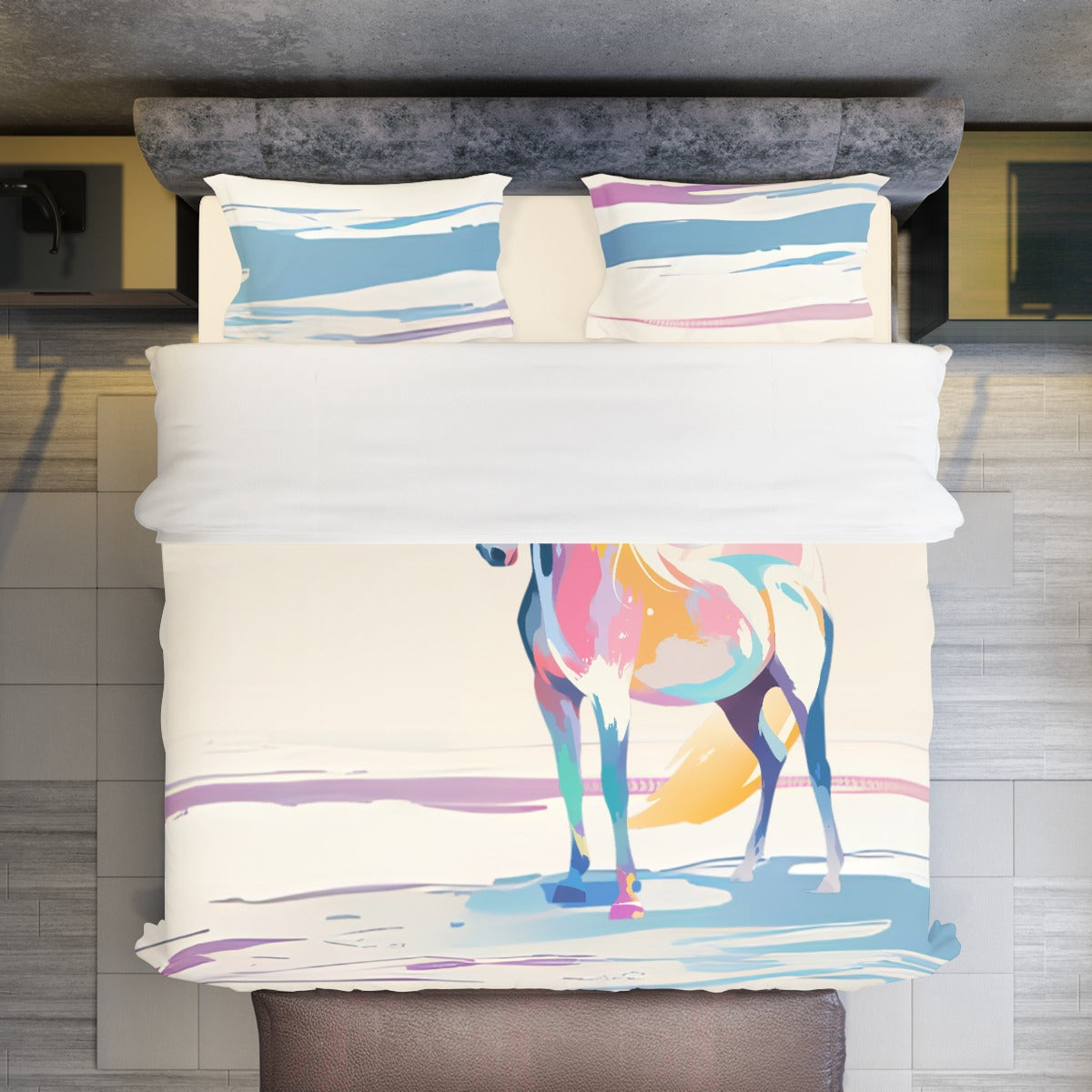 Pastel White - Duvet Bedding Set