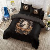 Horse Emblem - Duvet Bedding Set