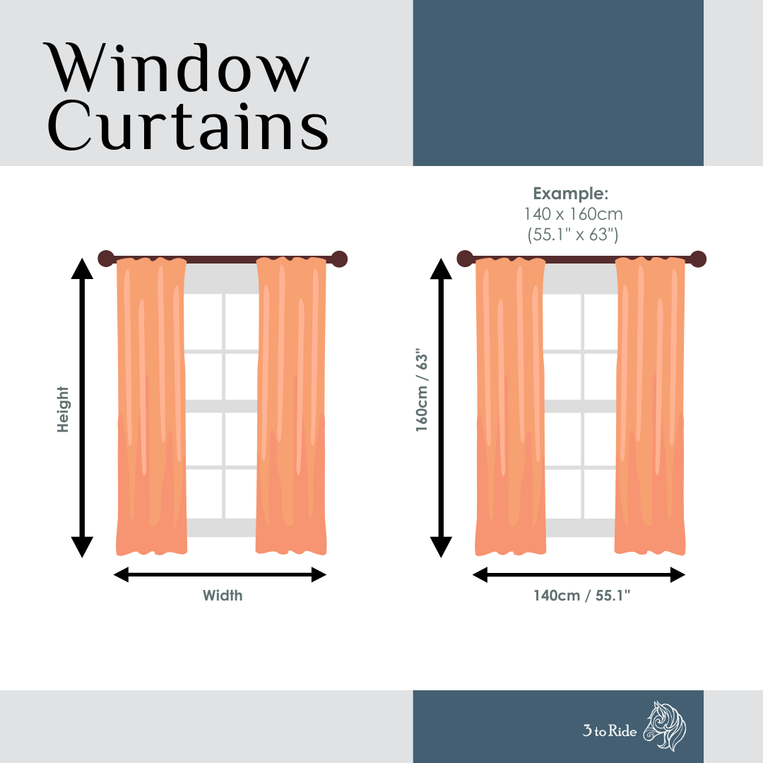 Horse Bit Design Blackout Curtains (Sage)