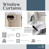 Horse Bit Design Blackout Curtains (Grey)