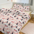 Pink Field - 3 Pcs Duvet Set