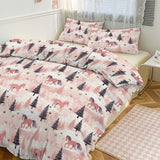 Pink Field - 3 Pcs Duvet Set