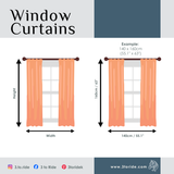 Dusk Path - Light-shielding Window Curtain (Hook Type)