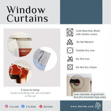 Misty Flair - Light-shielding Window Curtain (Hook Type)
