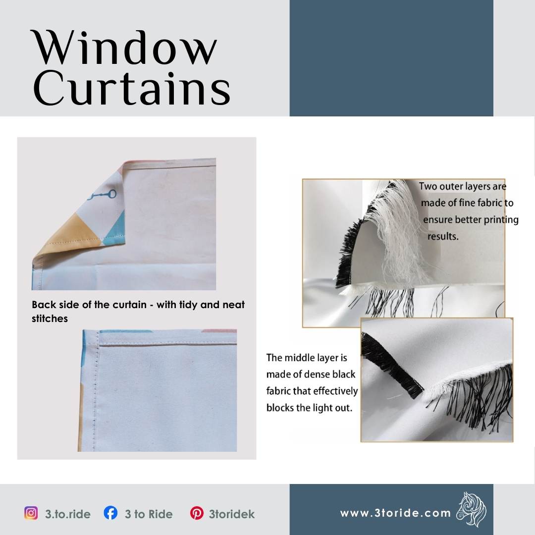 D For Dream - Light Shielding Curtains (Hook)