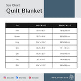 Grey Pokers Quilt Blanket
