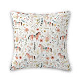Meadow Hooves Throw Pillow Covers