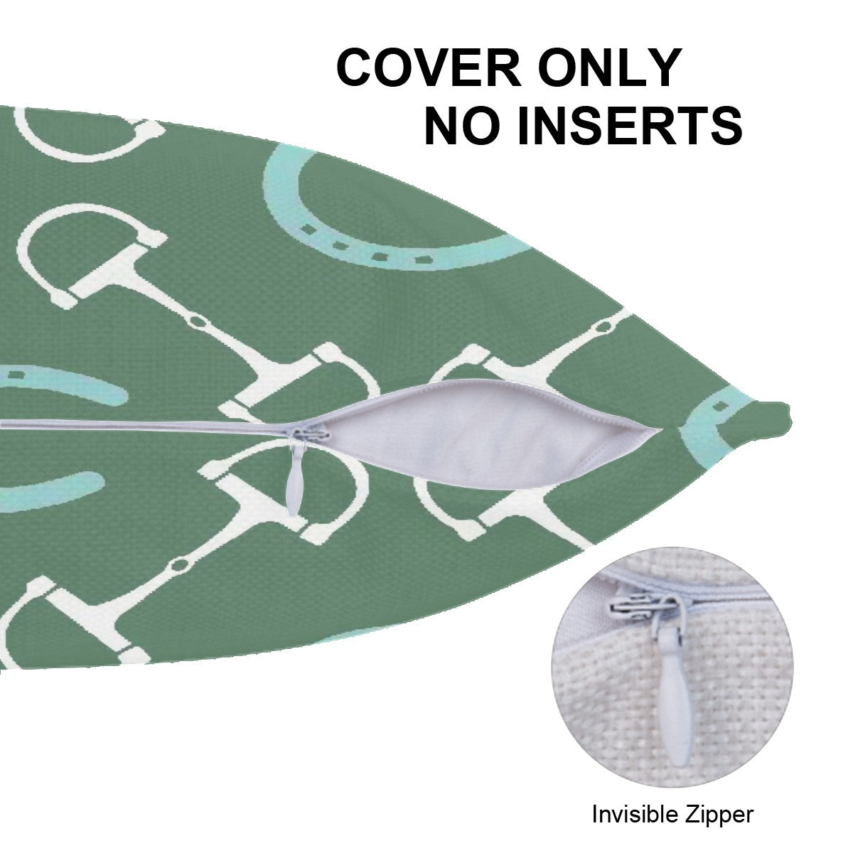 Shoes and Bit Throw Pillow Covers