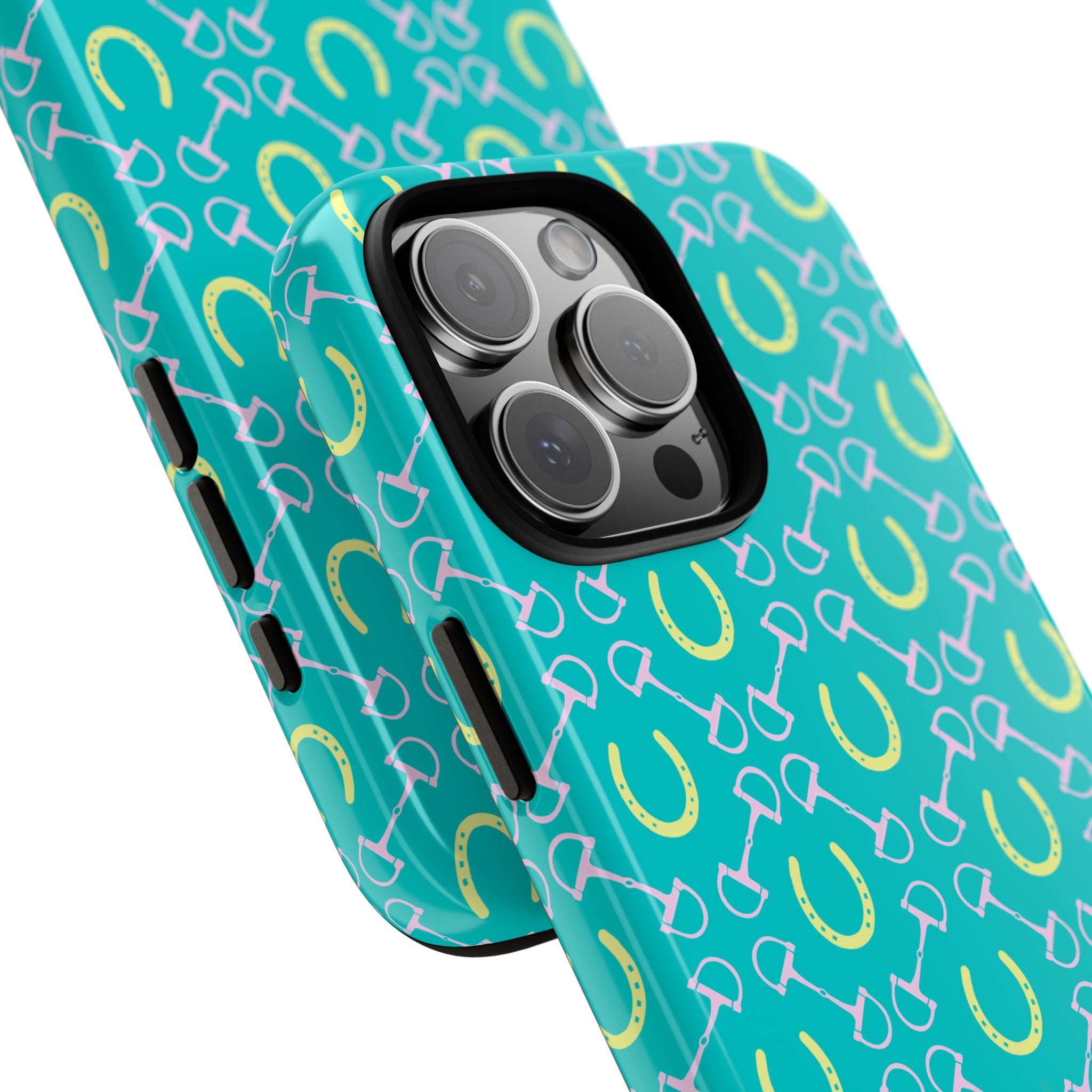 Shoes and Bit Phone Case (Turquoise)