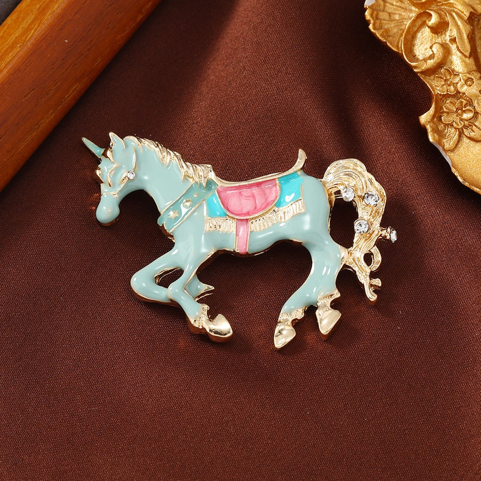 Brooch & Pin - Unicorn