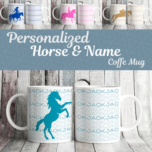 Mug - Horse and name