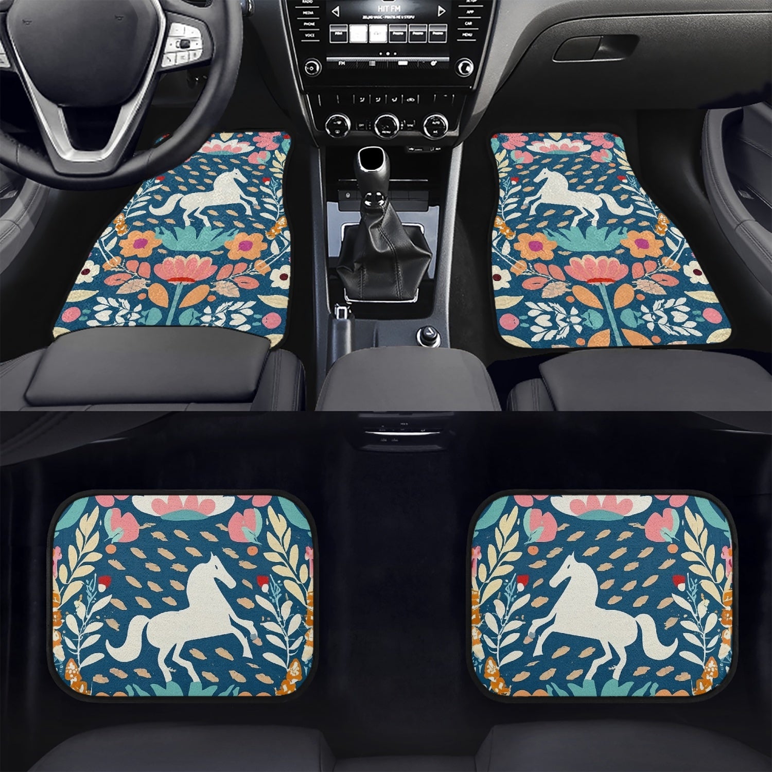 Car Floor Mat - Horse Fancy