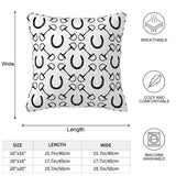 Shoes and Bit Throw Pillow Covers