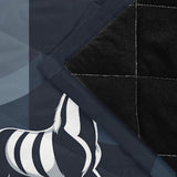 Horse Themed, breathable and light weight blanket with shams quilted on both sides. Horse & animal Lover Gift