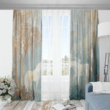 Misty Flair - Light-shielding Window Curtain (Hook Type)