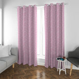 Horse Bit Design Blackout Curtain (Pink)