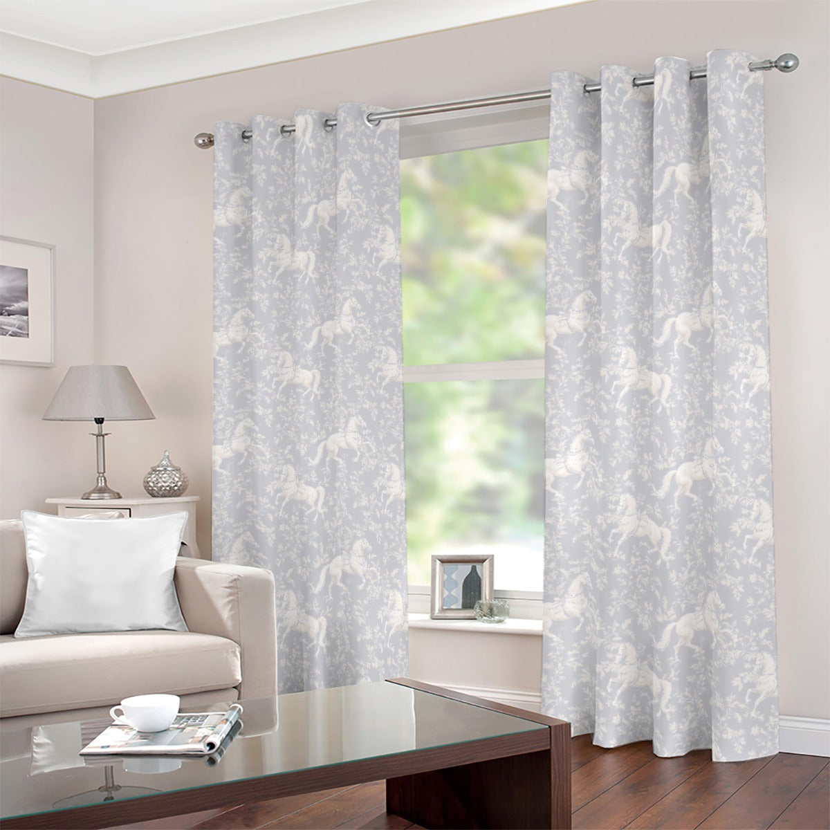 Royal March - Light-shielding Window Curtain (Grommet Type)