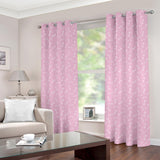 Horse Bit Design Blackout Curtain (Pink)