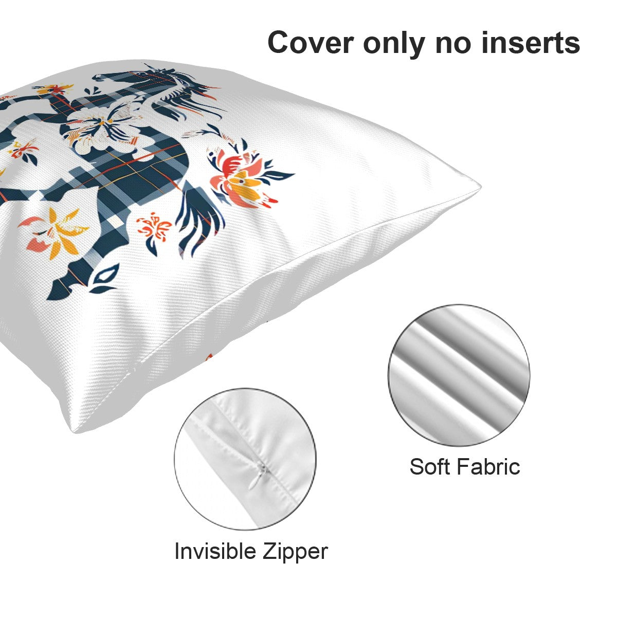 Plaid Knight Throw Pillow Covers