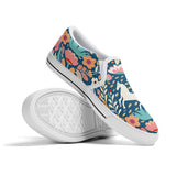 Floral Horse Design Slip On Shoes
