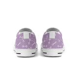 Horse Bit Design Slip  On Shoes - Candy Colors - Purple
