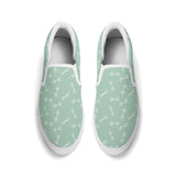 Horse Bit Design Slip On Shoes - Candy Colors - Mint