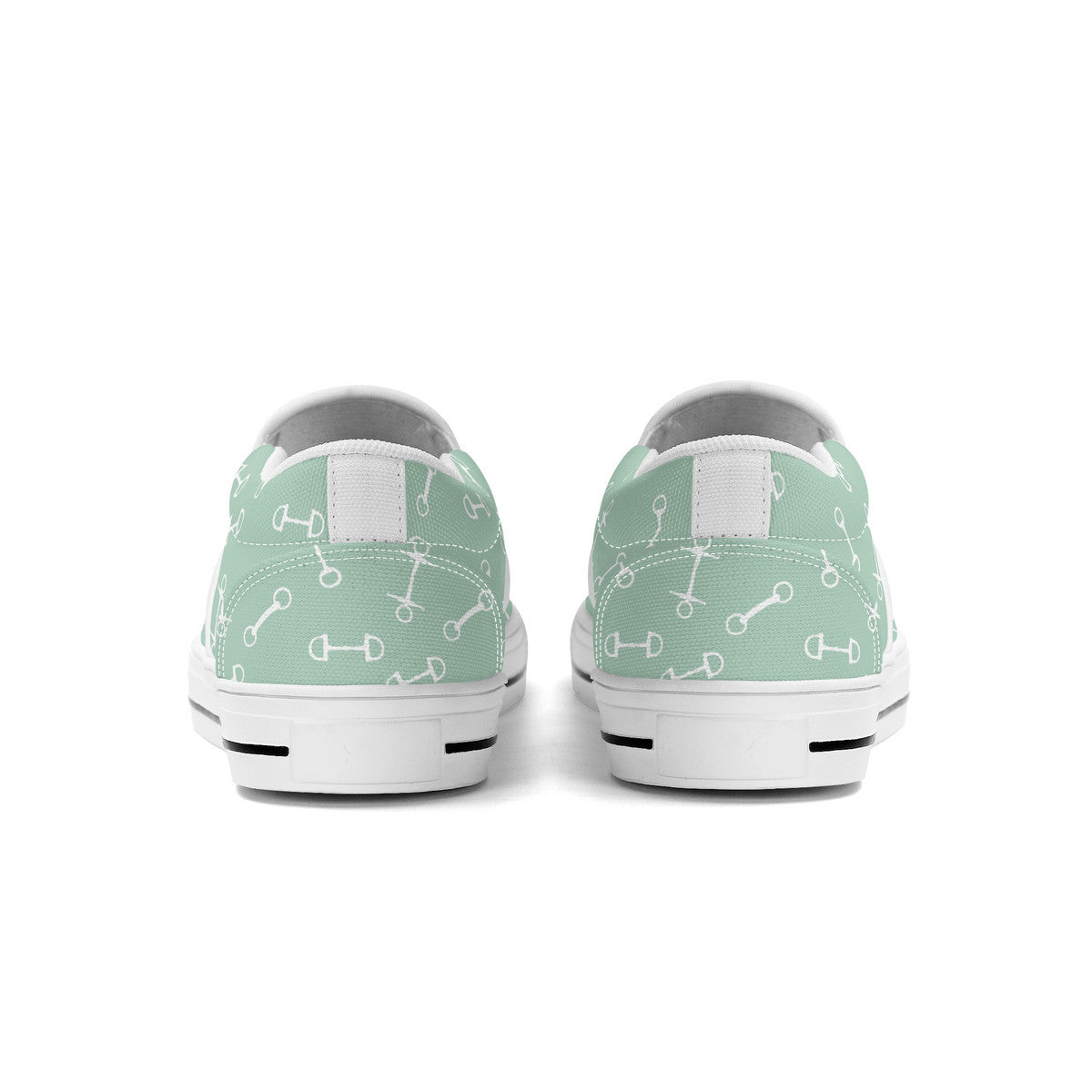 Horse Bit Design Slip On Shoes - Candy Colors - Mint