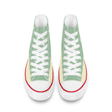 White Horse Mint Green Hi Tops