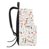 Floral Horse Design Backpack