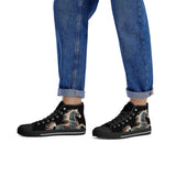 Black Horse Lace Up Hi Tops