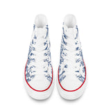 Horse Toile Style Hi Tops