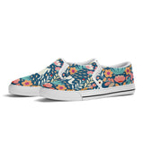 Floral Horse Design Slip On Shoes
