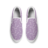 Horse Bit Design Slip  On Shoes - Candy Colors - Purple