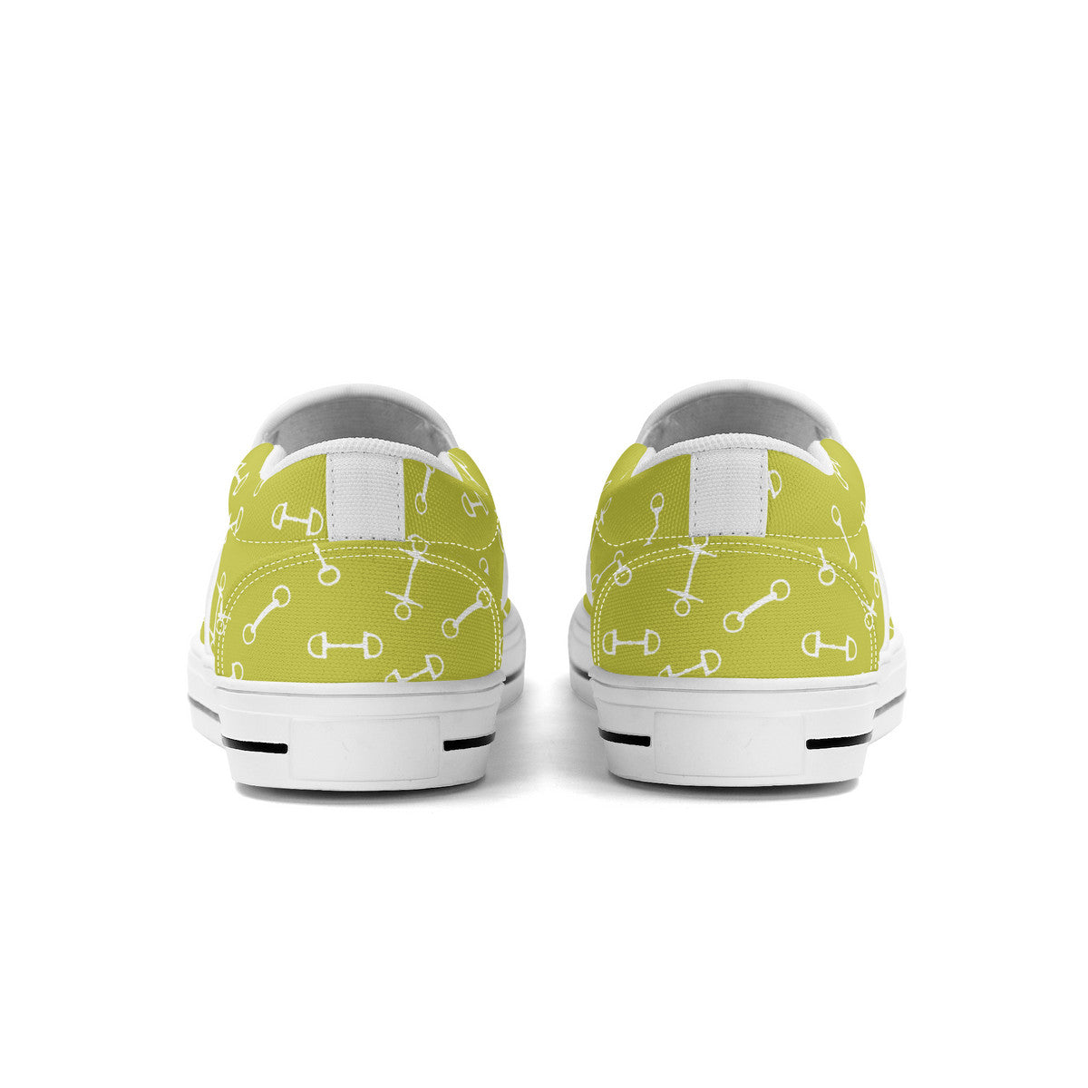 Horse Bit Design Slip On Shoes - Candy Colours - Lime