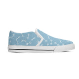 Horse Bit  Design  Slip  On Shoes - Candy Colours - Blue