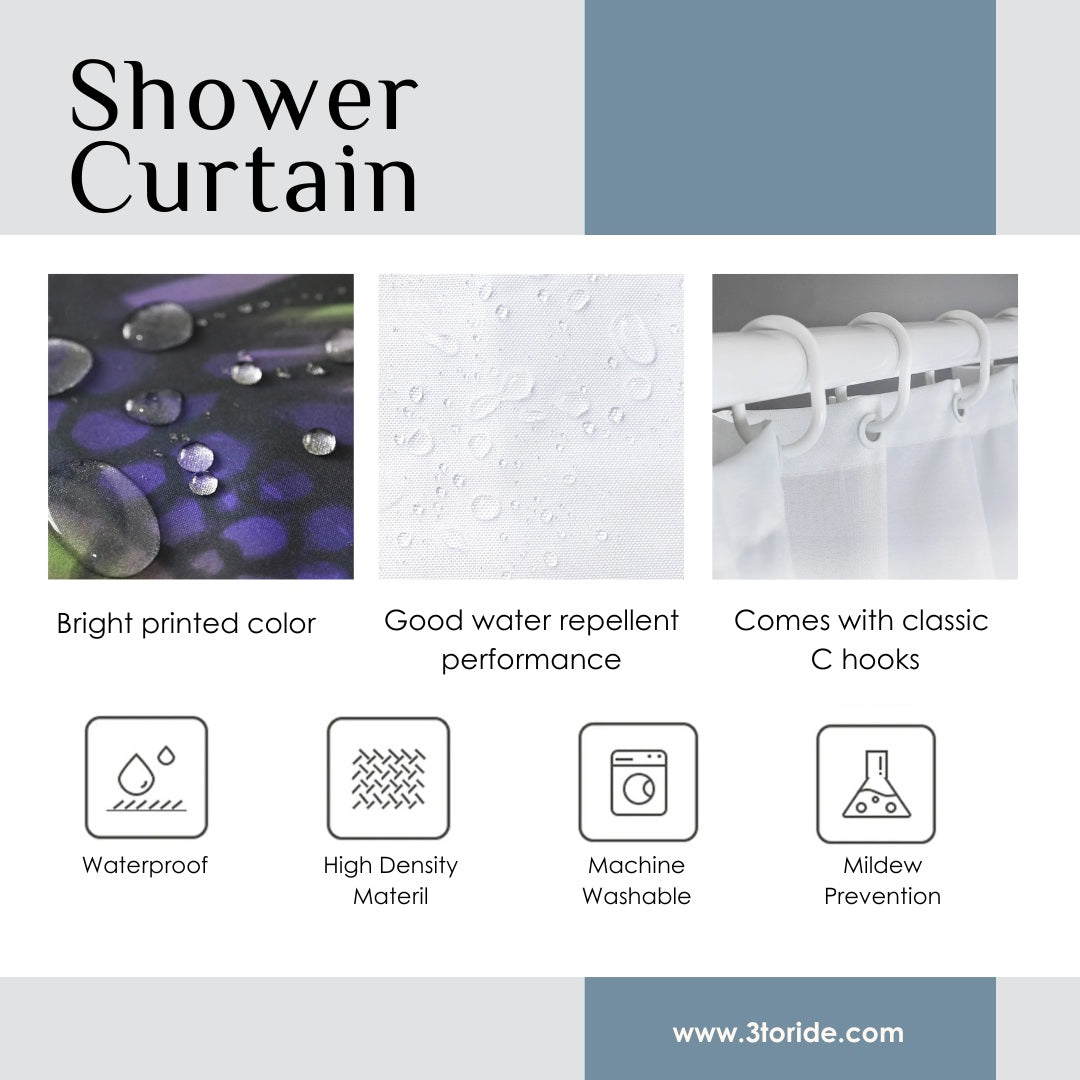 Dusk Path - Shower Curtains