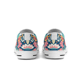 Floral Horse Design Slip On Shoes