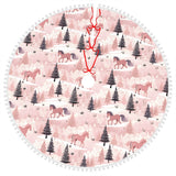 Tree Skirt  - Pink Pom Pony