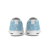 Horse Bit  Design  Slip  On Shoes - Candy Colours - Blue