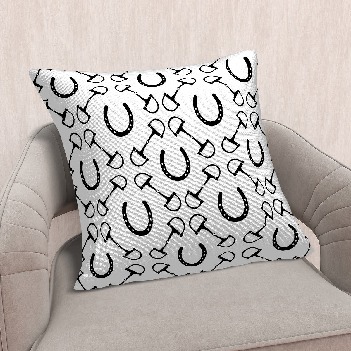 Shoes and Bit Throw Pillow Covers