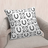 Shoes and Bit Throw Pillow Covers