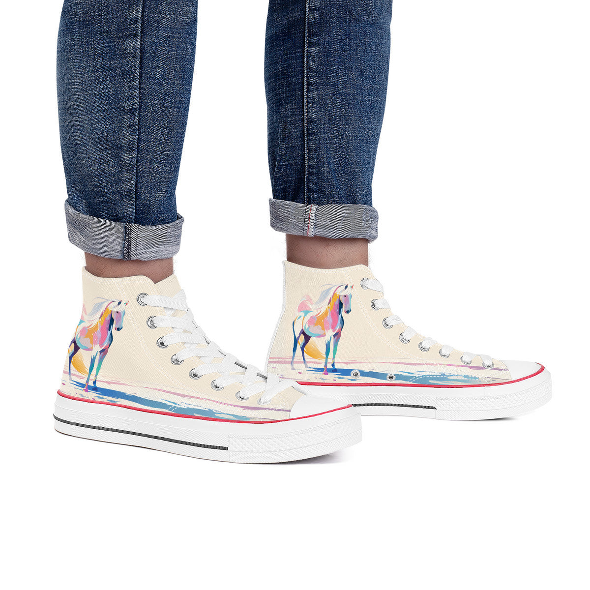 Laced Canvas High-tops