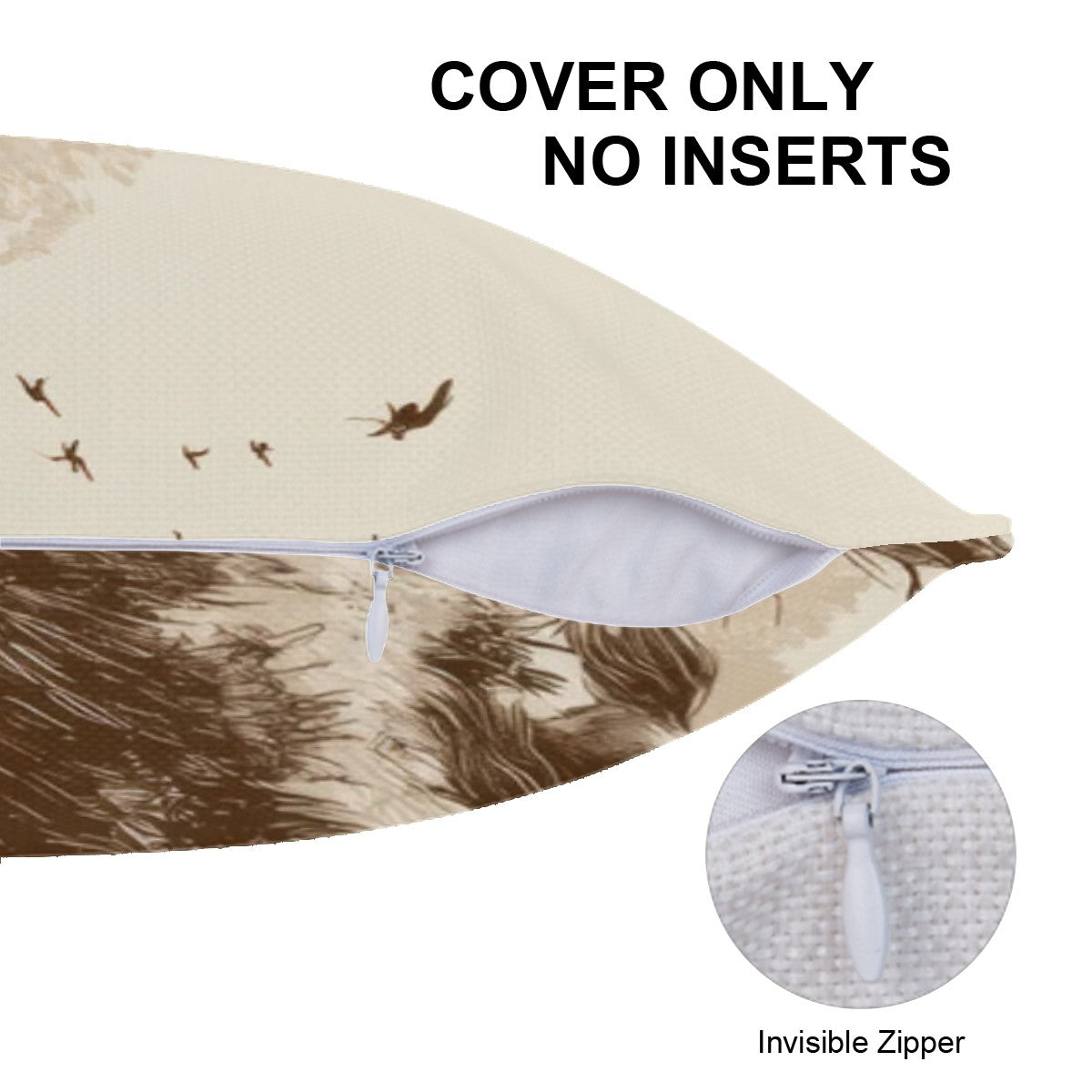 Hunting Spirit Throw Pillow Covers