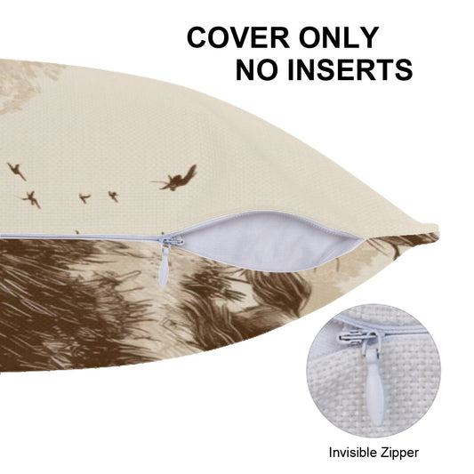 Hunting Spirit Throw Pillow Covers
